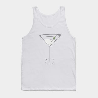 Martini Cocktail Tank Top